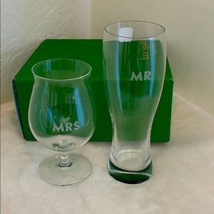 Kate Spade ♠️ Beer 🍻 Glass Set
